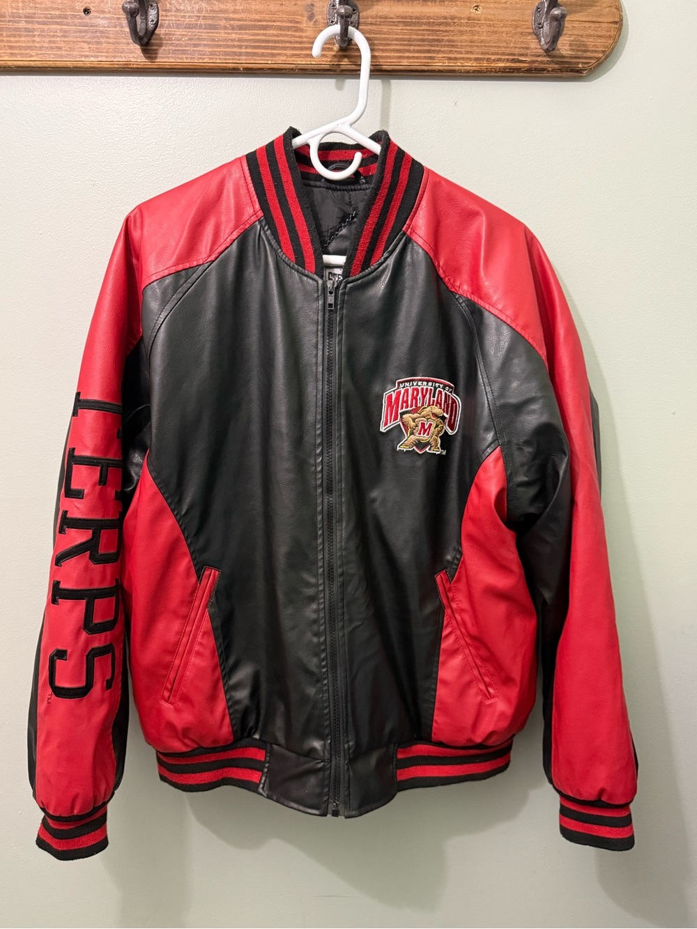 Rare! Vintage Y2K Maryland Terrapins Bomber Jacket